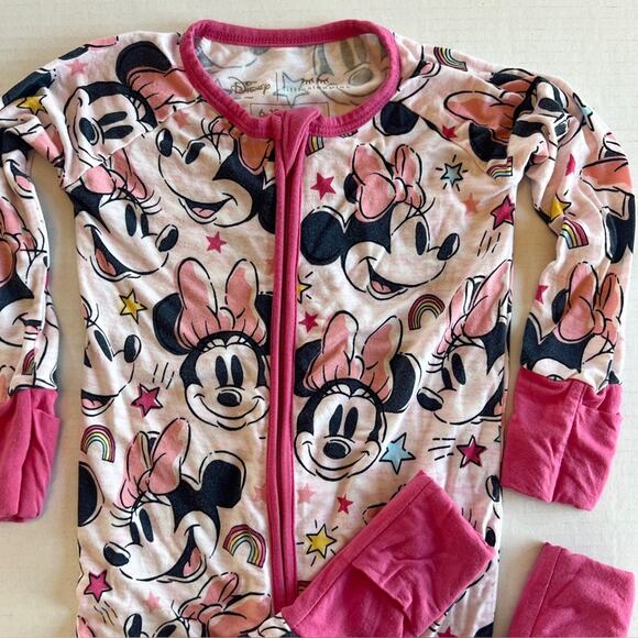Little Sleepies Disney Minnie Mouse Bamboo Zippy - Picture 1 of 8